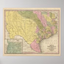 Search for texas counties map posters Relief