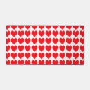 Search for red heart pattern mousepads Cute
