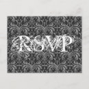 Search for vampire rsvp cards Damask