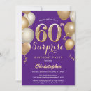 Search for violet birthday invitations Adult birthday party