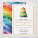 Search for pride party invitations Watercolor