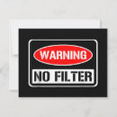 Search for no filter cards Sarcastic
