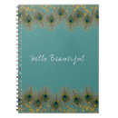 Search for peacock feathers notebooks Elegant