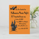 Search for movie night halloween invitations Haunted house