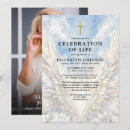 Search for angel funeral invitations In loving memory