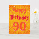 Search for 90th birthday cards Red