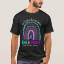 Search for purple and teal tshirts Rainbow