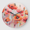 Search for poppy clocks Red poppies