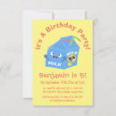 Search for cartoon character birthday invitations Kawaii
