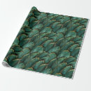 Search for gold feathers wrapping paper Bird