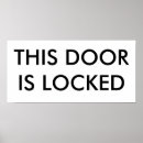 Search for locked posters Door