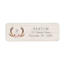 Search for deer antler return address labels Wildflowers