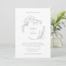Search for traditional floral wedding invitations Simple