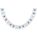 Search for red white blue bunting flags United states of america