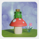 Search for cartoon mushroom stickers Frog