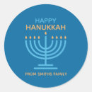 Search for happy hanukkah stickers Minimalist