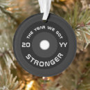 Search for barbell christmas tree decorations Gym