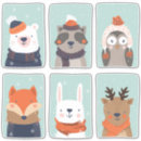 Search for winter animal stickers Bear