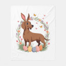 Search for easter eggs blankets Dog
