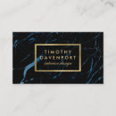 Search for gold text business cards Interior designer