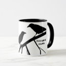 Search for funny black crow mugs Pun