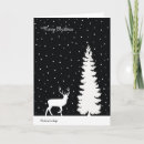 Search for falling snow christmas cards Reindeer