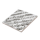 Search for musical tiles Black and white