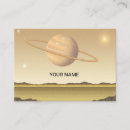 Search for planets business cards Space