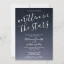 Search for written in the stars wedding invitations Starry night