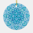 Search for mandala christmas tree decorations Blue