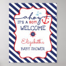 Search for nautical baby shower decor Under the sea