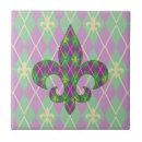 Search for fleur de lis tiles Purple