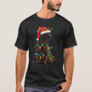 Search for cat christmas tree tshirts Black