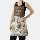 Search for easter bunny and egg aprons For her