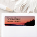 Search for sea return address labels Sunset