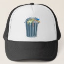Search for recycled hats Rubbish