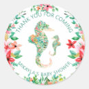 Search for luau baby shower stickers Watercolor