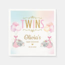 Search for girl elephant baby shower napkins Whimsical