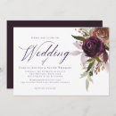 Search for plum purple wedding invitations Chic