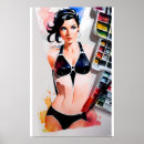 Search for bikini posters art Glamour