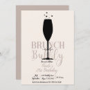 Search for brunch and bubbly birthday invitations Modern