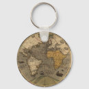Search for vintage world map key rings Antique