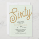 Search for gold and green birthday invitations Chic