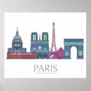 Search for paris skyline posters Silly