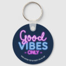 Search for good vibes key rings Motivational