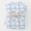 Search for baby boy first birthday wrapping paper Wild one