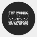 Search for beer me stickers Shamrock