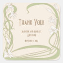 Search for art nouveau wedding stickers Green