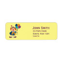 Search for clown return address labels Party