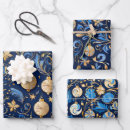 Search for blue gold wrapping paper Classic